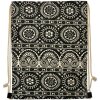 Juleeze JZBG0311 Mochila Boho Negro-Blanco 34x1x43 cm
