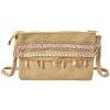 Juleeze JZBG0321 Ladies Bolso Marrón Rosa 30x3x18 cm Concha Detalles