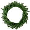 Clayre & Eef Corona de Navidad verde Ø63x7cm corona decorativa de plástico festivo