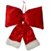 Clayre & Eef 66097L Lazo Decorativo Rojo Blanco 28x6x34 cm Sintético