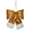 Clayre & Eef 66098S Lazo Decorativo Dorado Blanco 15x3x17 cm