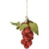 Clayre & Eef 66175R Decoración navideña racimo de uvas rojo 8x8x14 cm