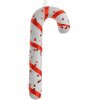 Clayre & Eef 66176 Colgante Decoración Bastón de Caramelo 7x2x17 cm Blanco Rojo