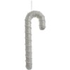 Clayre & Eef 66184 Colgante Bastón de Caramelo Blanco 12x4x33 cm Plastico Purpurina