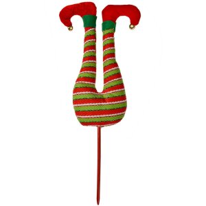 Clayre & Eef Christmas Elf Legs Decoración...