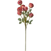 Clayre & Eef rama decorativa pétalos de rosa rosa verde 55cm plástico