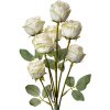 Clayre & Eef Ramo Decorativo Rosas Artificiales Blanco 8x8x55 cm