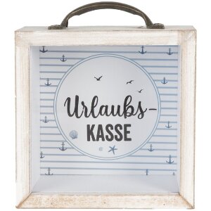 Clayre & Eef 65878 Hucha Blanca 15x8x18 cm Estilo...