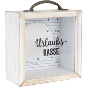 Clayre & Eef 65878 Hucha Blanca 15x8x18 cm Estilo...