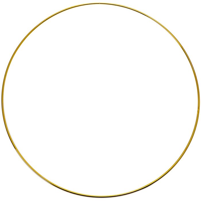 Clayre & Eef 66200M Anillo decorativo dorado 30x1 cm
