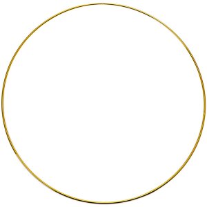 Clayre & Eef 66200M Anillo decorativo dorado 30x1 cm