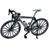 Clayre & Eef 66203 Miniatura de Bicicleta Gris Negro 20x5x12 cm Decoración Hierro Plástico