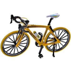 Clayre & Eef 66204 Miniatura Bicicleta Amarillo-Negro...
