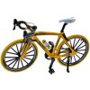 Clayre & Eef 66204 Miniatura Bicicleta Amarillo-Negro 20x5x12 cm