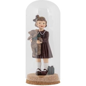 Clayre & Eef Vaso campana Ø 8x20 cm con base...