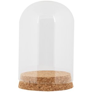 Clayre & Eef Campana de cristal Ø8x12cm...