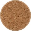 Clayre & Eef Vaso campana Ø5x8cm Transparente con base de corcho Vaso campana decorativo