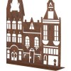 Clayre & Eef 6Y5779 Decoración Casa 29x5x21 cm Country Style Metal Marrón