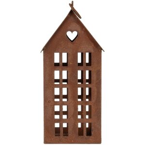 Clayre & Eef 6Y5792 Decoración Casa Metal Marrón 13x11x30 cm Estilo rústico