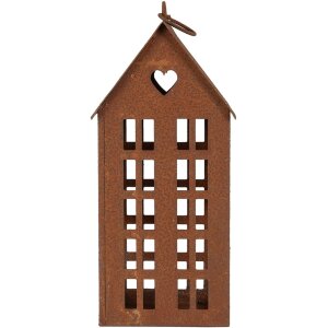 Clayre & Eef 6Y5792 Decoración Casa Metal Marrón 13x11x30 cm Estilo rústico