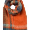 Juleeze JZSC0820O Bufanda Naranja a cuadros 35x212 cm Accesorio mujer