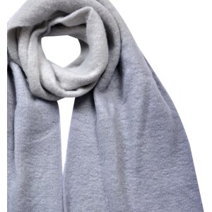 Juleeze bufanda gris 32x220 cm con flecos suave y elegante