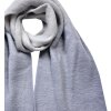 Juleeze bufanda gris 32x220 cm con flecos suave y elegante