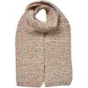 Juleeze JZSC0829BE Ladies Bufanda Beige 14x146 cm con detalles de colores
