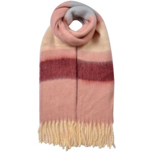 Juleeze JZSC0832P Bufanda Rosa Beige 37x210 cm...