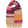 Juleeze JZSC0832Y Bufanda 37x210cm Amarillo Rojo Beige Rosa con Flecos