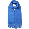Juleeze JZSC0835BL Bufanda Mujer Azul 40x240 cm Flecos Sintética