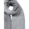 Juleeze JZSC0835G Bufanda Gris 40x240 cm Señoras Flecos Extra Largo