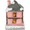 Clayre & Eef 6PR5734 Decoración Casa con LED Rosa Gris 4x5x6 cm
