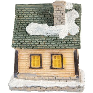 Clayre & Eef 6PR5735 Decoración Casa LED Beige Verde 5x5x6 cm