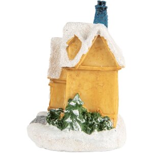 Clayre & Eef 6PR5738 Decoración Casa con LED Amarillo Blanco Ø 6x9 cm