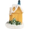 Clayre & Eef 6PR5738 Decoración Casa con LED Amarillo Blanco Ø 6x9 cm
