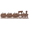 Clayre & Eef 6Y5777 Decoración Tren Metal Marrón 34x5x10 cm Estilo country