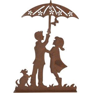 Clayre & Eef 6Y5781 Decoración niños figura metal estilo country 21x5x31 cm