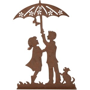 Clayre & Eef 6Y5781 Decoración niños figura metal estilo country 21x5x31 cm