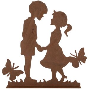 Clayre & Eef 6Y5782 Decoración Niños Metal Marrón 25x5x25 cm Estilo country