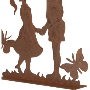 Clayre & Eef 6Y5782 Decoración Niños Metal Marrón 25x5x25 cm Estilo country