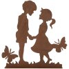 Clayre & Eef 6Y5782 Decoración Niños Metal Marrón 25x5x25 cm Estilo country