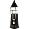 Clayre & Eef 6Y5790 Faro decorativo negro 16x45 cm estilo rústico