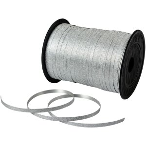 Clayre & Eef Cinta regalo plateada 0.5cm x 228m con...
