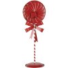 Clayre & Eef 6Y5635 Decoración Piruleta LED 36x29x100 cm Metal Rojo Verde