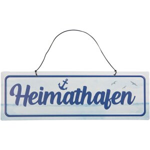 Clayre & Eef 6Y5691 Home Harbour Text Sign 30x1x10 cm...