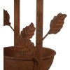 Clayre & Eef 6Y5795 Bañera Colgante para Pájaros Metal Marrón 15x14x42 cm Estilo Antiguo