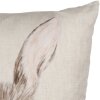Clayre & Eef KT021.422 Funda de Cojín Conejito Beige 45x45 cm Country Style