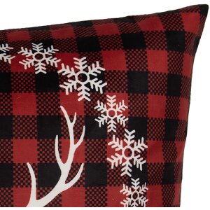 Funda de cojín Clayre & Eef 45x45 cm rojo...
