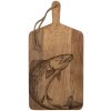 Clayre & Eef 6H2391 Tabla de Cortar Decoración Madera Marrón Natural 25x2x50 cm
